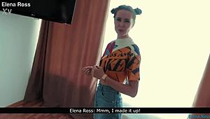 Elena Ross Intense Workout Turns Into Stepsis Facial Cumfest