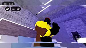 Yellow femdom bitch dominates with big tits and ass control