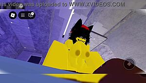 Yellow femdom bitch dominates with big tits and ass control