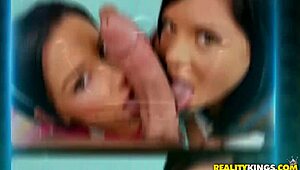 lovely haley in fishnets heels sucks young cock like mommy then fucks old dude 😍🔥