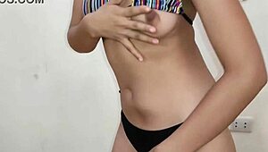 diana teases her juicy ass and pussy for hot creampie fuck session!