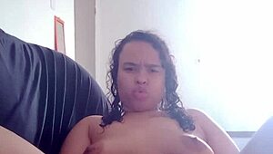 Chubby Latina Putinha Fingers Deep Pussy Masturbates to Orgasm Relax