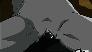 whoa teen titans raven goin hard with that anal cumshot action damn 🔥💦