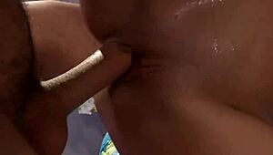 JASMINE JOLIE'S SHAVED PUSSY GETS POUNDED HARD ON BED WITH FACIAL CUMSHOT FOR BLONDE BABE BLISS