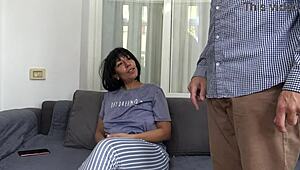 hey stepson, your horny stepmom needs that cum straight in her mouth now