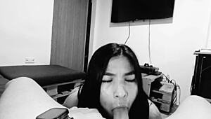 finale retro latina deepthroat blowjob then wild cowgirl ride creampie bliss!