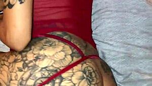 gagging on thick cock down her throat this hot brunette moans for more outdoor quickie