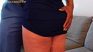 fit hotwife's tight pussy stretched by muscular black bull in passionate interracial bareback moaning