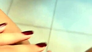 cuckold watches his wife fuck another guy live with red rose passion, her pussy dripping as she orgasms hard on camera