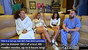 Prisoner Endures Hitachi Orgasms from Latex Lesbians Channy Crossfire