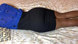 Boss Pounds African Maid's Tight Pussy Hard in Her Dress Quickie