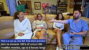 Prisoner Endures Hitachi Orgasms from Latex Lesbians Channy Crossfire