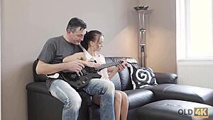 Old4k Tina Walker Petite 18+ Babe Craves Old Man's Tender Attention