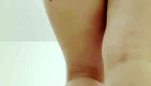 blonde big boobs bounce in tight miniskirt tease