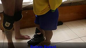 after game i celebrate victory assfucking hot brazilian in red sheer full video