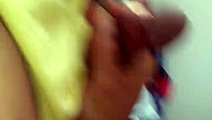 Cum Drenched Panties Drip with Hot Load After Intense Session