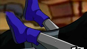 whoa teen titans raven goin hard with that anal cumshot action damn 🔥💦