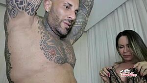 CleO Cadillac joins a couple for wild bisexual ménage with huge cocks! 🔥💦