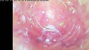 Glass Roller Coaster Dildo Deep Inside Tight Juicy Pussy