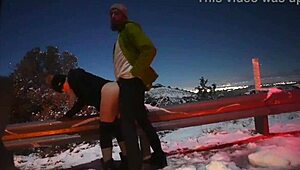 caught pregnant wife moaning from public anal pounding bent over with dirty talk