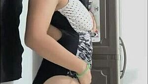 Mature Busty Stepmom Flashes Huge Natural Tits Exhibition