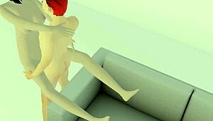 中国顶级模特红内衣沙发上操摄影师还照片债！