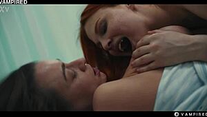 18 year old redhead vampire seduces josephine jackson into wet lesbian scissoring 😈👅💋