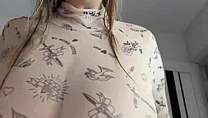 imagine those big natural tits dripping wet all over you right now