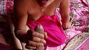 beautiful maid wife sucks my big cock then fucks hard