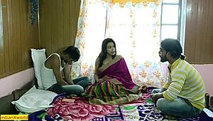 Husband Shares Cute Indian Wife For Wild Group Fuck