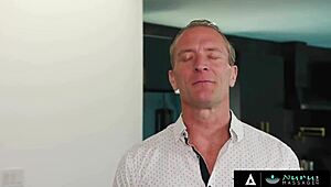 Naughty stepdads cock gets oiled nuru massage deepthroat doggystyle from river lynn