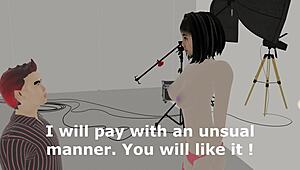 中国顶级模特红内衣沙发上操摄影师还照片债！