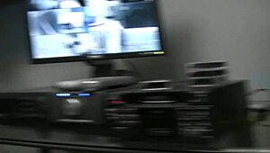 Summer's wet pussy takes rough desk pounding doggystyle to missionary