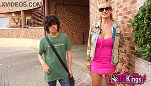 fat cougar victoria vera rides young cock deep in quickie doggystyle