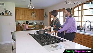 so this old guy bangs his step daughter while wife cooks spaghetti right there
