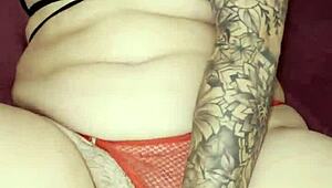 Amateur Mexican housewife's tight shaved pussy filled with hot creampie cum deep inside juicy vagina