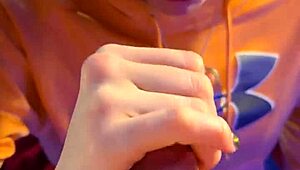 oh god, this cocksucking milf drops knees for hard pounding till juicy creampie finish