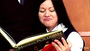 lesbian teens crave cock so grab monster dildos after class?