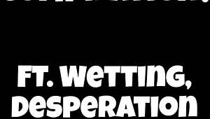 bbw milf chubby hairy pussy pees ultimate fetish in toilet panties down