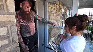 Melody and Jasin's Busty Milf Pawg Ride Fuck Machine in Dungeon with Huge Tits