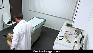 teen with wild orgasms sees doctor - will he fix her with his cock?