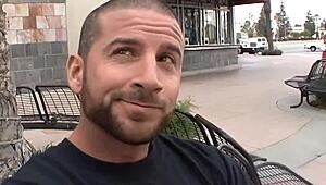 Brunette Mom Fingers Ass While Riding Monster Cock Deep