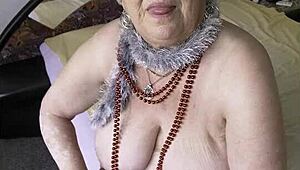 Horny German Granny Masturbates Her Old Hairy Pussy