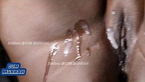 ebony bbw milf's nasty passionate fuck with huge sticky shaved cunt monster black cock everywhere