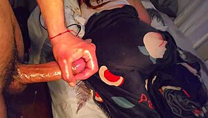 i sneak into my stepdaughter's bedroom watching her sleep then pump morning creampie deep inside