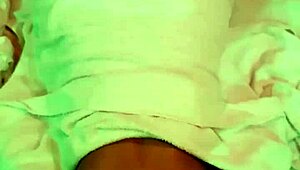 Hardcore anal pounding shemale's big shaved ebony ass till cum.