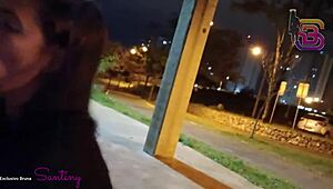 Wife Cheats on Hubby Sucks First Stranger Cock She Spots