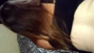 mixed couple contrasts unleash big asses in wild interracial heat