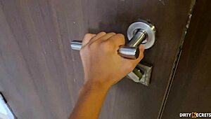 Stepdaughter Surprises Me Bent Over in Lingerie for Bedroom Creampie