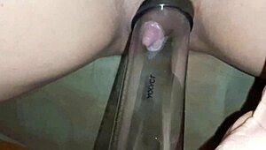 i scream as hot creampie floods my giant throbbing clit making me squirt